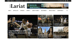 Desktop Screenshot of baylorlariat.com
